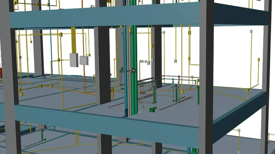 Compatibilização OpenBIM entre estrutura e instalações
